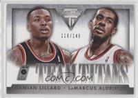 Damian Lillard, LaMarcus Aldridge #/149