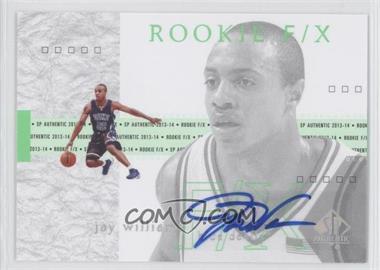 2013-14 SP Authentic - 2001-02 SP Rookie FX - Autographs #73 - Jay Williams