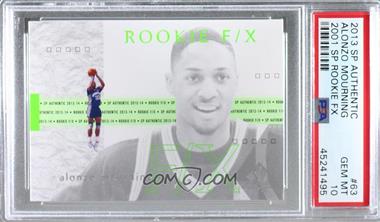 2013-14 SP Authentic - 2001-02 SP Rookie FX #63 - Alonzo Mourning [PSA 10 GEM MT]