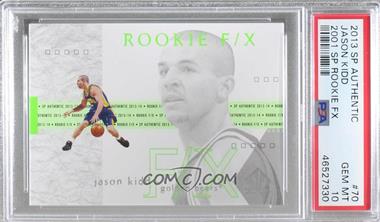 2013-14 SP Authentic - 2001-02 SP Rookie FX #70 - Jason Kidd [PSA 10 GEM MT]