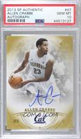 Allen Crabbe [PSA 10 GEM MT]