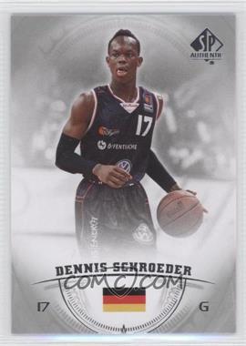 2013-14 SP Authentic - [Base] #38 - Dennis Schroeder