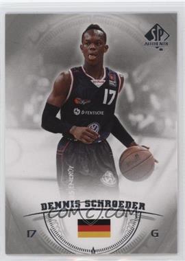 2013-14 SP Authentic - [Base] #38 - Dennis Schroeder