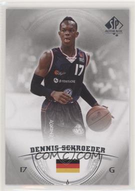 2013-14 SP Authentic - [Base] #38 - Dennis Schroeder