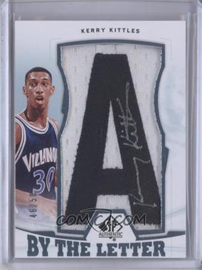 2013-14 SP Authentic - By the Letter Autographs #BL-KK - Kerry Kittles /50