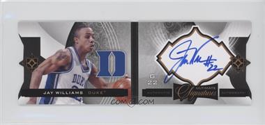 2013-14 SP Authentic - Ultimate Legendary Booklets Signatures #US-JW - Jay Williams /60