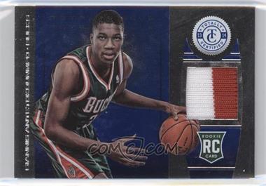 2013-14 Totally Certified - Memorabilia - Totally Blue Prime #181 - Giannis Antetokounmpo /25