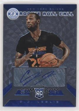 2013-14 Totally Certified - Rookie Roll Call Signatures - Blue #35 - C.J. Leslie /49