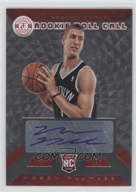 2013-14 Totally Certified - Rookie Roll Call Signatures - Red #32 - Mason Plumlee /99