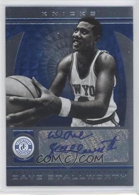 2013-14 Totally Certified - Signatures - Totally Blue #209 - Dave Stallworth /49