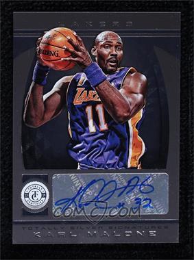 2013-14 Totally Certified - Signatures - Totally Silver #40 - Karl Malone