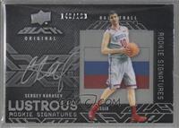 Lustrous Rookie Signatures - Sergey Karasev [Noted] #/199