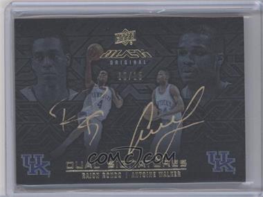 2013-14 Upper Deck Black - Dual Signatures #B2-RW - Rajon Rondo, Antoine Walker /15