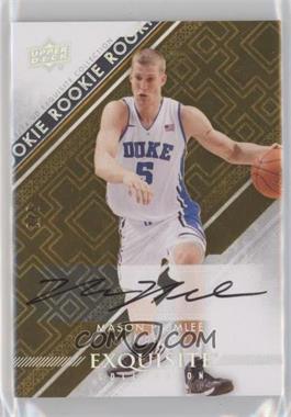 2013-14 Upper Deck Exquisite Collection - Rookie Autograph Variations - Yellow #R6 - Mason Plumlee /5