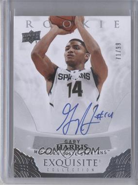 2013-14 Upper Deck Exquisite Collection - Rookie Autographs #R-GH - Gary Harris /99