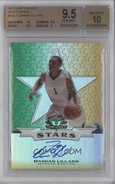 2013 Leaf Valiant - Stars #S-DL1 - Damian Lillard [BGS 9.5 GEM MINT]