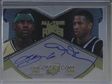 2013 Upper Deck All-Time Greats - All-Time Dual Forces #ATF2-JA - Allen Iverson, LeBron James /5 [EX to NM]