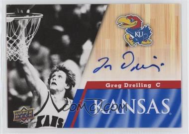 2013 Upper Deck University of Kansas - [Base] - Autographs #37 - Greg Dreiling