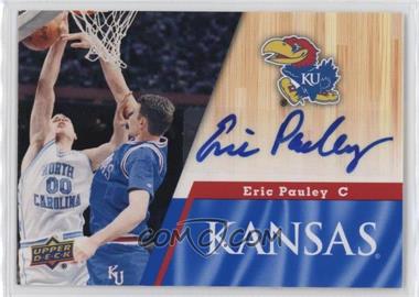 2013 Upper Deck University of Kansas - [Base] - Autographs #54 - Eric Pauley