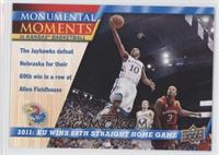 Monumental Moments - 2011: KU Wins 69th Straight Home Game