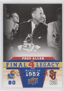 2013 Upper Deck University of Kansas - Final 4 Legacy #F4-1 - Phog Allen