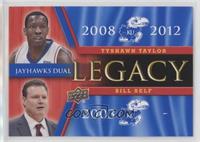 Tyshawn Taylor, Bill Self [EX to NM]