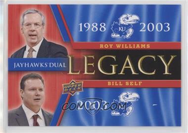 2013 Upper Deck University of Kansas - Jayhawks Legacy Duos #JLD-8 - Bill Self, Roy Williams