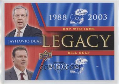 2013 Upper Deck University of Kansas - Jayhawks Legacy Duos #JLD-8 - Bill Self, Roy Williams