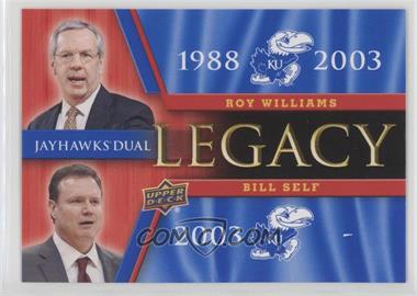 2013 Upper Deck University of Kansas - Jayhawks Legacy Duos #JLD-8 - Bill Self, Roy Williams