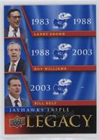 Bill Self, Larry Brown, Roy Williams [EX to NM]