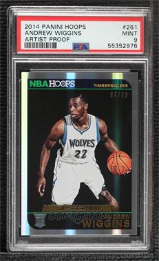 2014-15 NBA Hoops - [Base] - Artist's Proof #261 - Andrew Wiggins /99 [PSA 9 MINT]