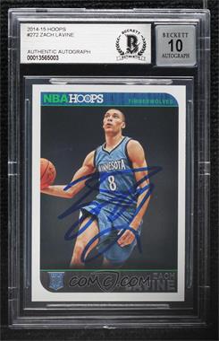 2014-15 NBA Hoops - [Base] - Red Back #272 - Zach LaVine [BAS BGS Authentic]