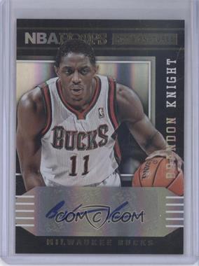 2014-15 NBA Hoops - Hot Signatures #27 - Brandon Knight