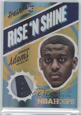 2014-15 NBA Hoops - Rise 'N Shine Memorabilia - Prime #19 - Jordan Adams /25