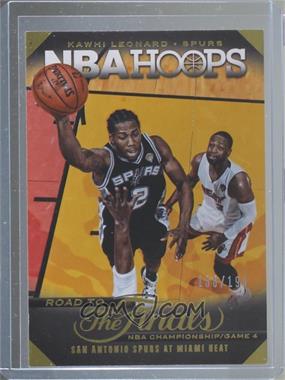 2014-15 NBA Hoops - Road to the Finals NBA Championship #4 - Kawhi Leonard /199 [Noted]