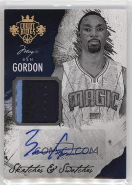 2014-15 Panini Court Kings - Sketches & Swatches Autographed Materials - Prime #7 - Ben Gordon /25