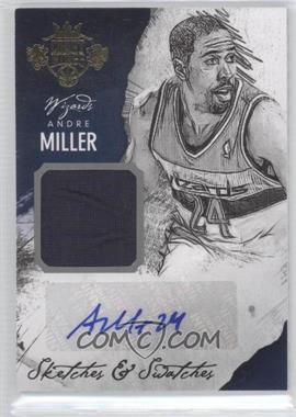 2014-15 Panini Court Kings - Sketches & Swatches Autographed Materials #45 - Andre Miller /49