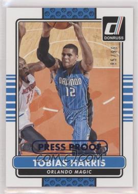 2014-15 Panini Donruss - [Base] - Press Proof Blue #123 - Tobias Harris /99