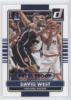 2014-15 Panini Donruss - [Base] - Press Proof Blue #190 - David West /99