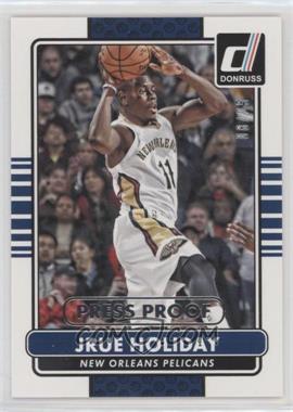 2014-15 Panini Donruss - [Base] - Press Proof Silver #163 - Jrue Holiday /25