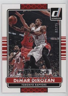 2014-15 Panini Donruss - [Base] - Press Proof Silver #197 - DeMar DeRozan /25