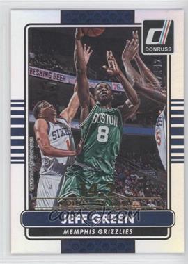 2014-15 Panini Donruss - [Base] - Stat Line Gold Career #33 - Jeff Green /142