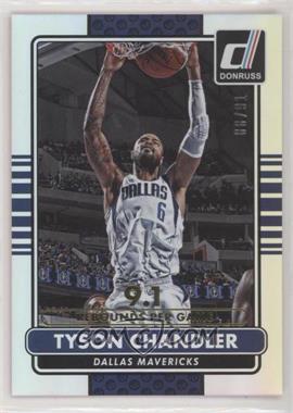 2014-15 Panini Donruss - [Base] - Stat Line Gold Career #38 - Tyson Chandler /91