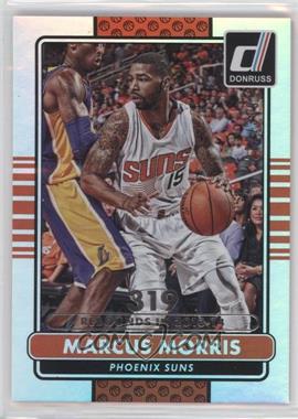 2014-15 Panini Donruss - [Base] - Stat Line Silver Season #55 - Marcus Morris (Guarded by Kobe Bryant) /319