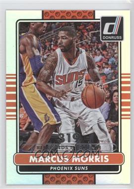 2014-15 Panini Donruss - [Base] - Stat Line Silver Season #55 - Marcus Morris (Guarded by Kobe Bryant) /319