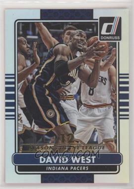 2014-15 Panini Donruss - [Base] - Stat Line Years in the League #190 - David West /12 [EX to NM]