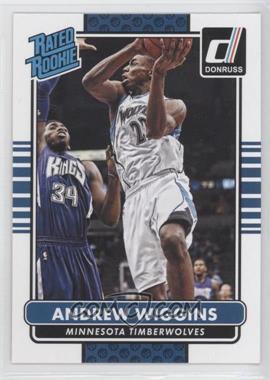 2014-15 Panini Donruss - [Base] #201 - Rated Rookies - Andrew Wiggins