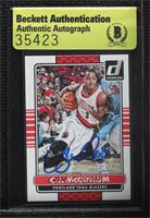 C.J. McCollum [BAS Beckett Auth Sticker]