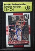 Jonas Valanciunas [BAS Beckett Auth Sticker]