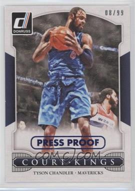 2014-15 Panini Donruss - Court Kings - Press Proof Blue #35 - Tyson Chandler /99